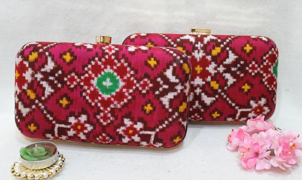 Patola Print Clutch